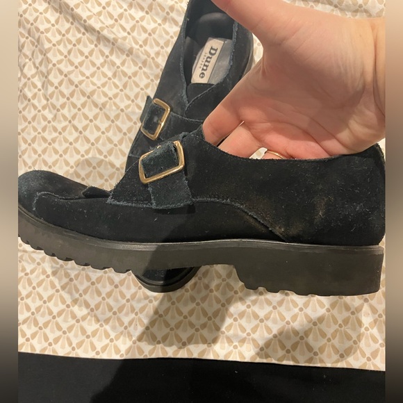 Dune London suede oxford flats - Picture 3 of 5